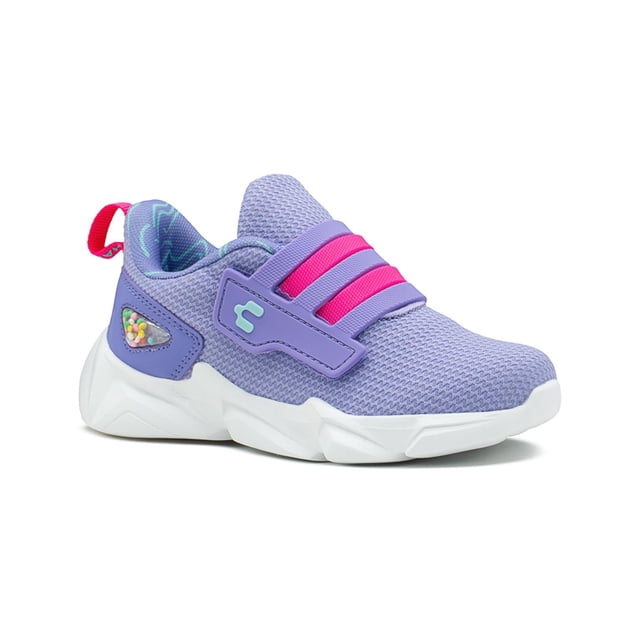Tenis Para Niña Charly® Textil Ajuste Velcro Lila Cápsula lila 21
