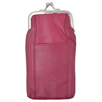 Genuine Leather Cigarette Soft Case Tobacco Lighter Coin Holder Double  Clasp