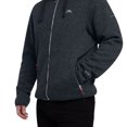 thumbnail image 4 of Trespass Men's Knitted Fleece Hoodie Front Zip 2 Pockets Tableypipe, 4 of 6