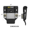 thumbnail image 3 of MELOTOUGH Tape Measure Holder,Tape Measure Belt Clip,Tape Measure Holster,Tool Belt Clip,Measuring Tape Holder for Belt(Black), 3 of 7