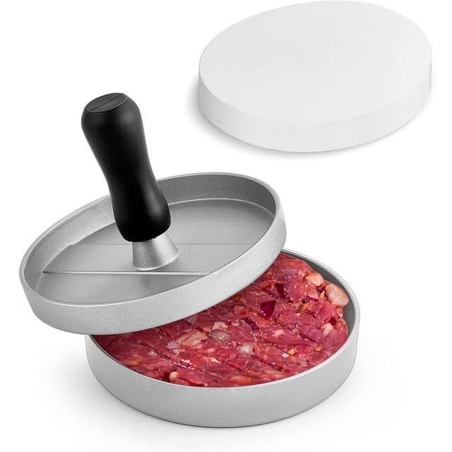 Hamburger Press Patty Maker Aluminum Non-stick Burger Patty Press Mold