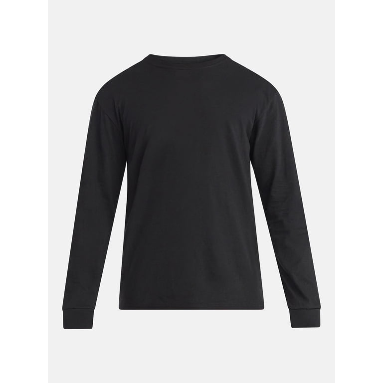 Athletic Works Men's Cotton Long-Sleeve Tee photo 5