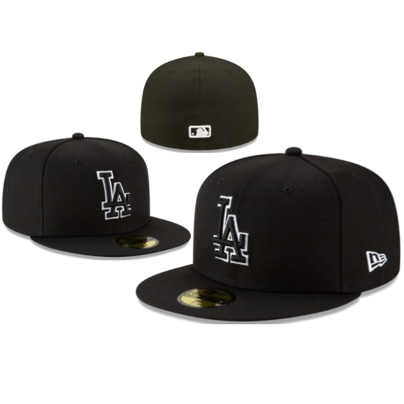 Design New Era MLB LA Dodgers Los Angeles Men Women Close Full Fitted Cap Hip Hop Hat Topi new era cap mens cap close cap hats caps baseball cap for men cycling cap big size