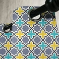 thumbnail image 3 of Ambesonne Trellis Grommet Curtain, Antique Retro Pattern, 50" x 84", Purple Yellow Sky Blue, 3 of 6