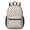 Brown and White, variant on Brown and White Checkered Pattern 17" School Backpacks for Teens,Waterproof Oxford Fabric,S-Shape Padded Straps for School,Travel,Hiking,Camping