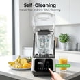 thumbnail image 7 of Friwest 68oz Commercial Blender, 2400W High Speed Professional Blender with 6 One-Touch Functions, Adjustable Speed & Pulse, Soundproof Cover for Smoothies, Ice Crushing & Frozen Drinks, 7 of 7