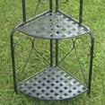 thumbnail image 2 of International Caravan Mandalay 4 Tier Iron Corner Bakers Rack in Black, 2 of 3