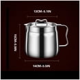 thumbnail image 2 of Casserole en Acier Inoxydable,Casseroles en Acier Inoxydable,Filtre à Huile Polyvalent de Grande Capacité en Acier Inoxydable 304 de 1500 ml,Contenant en Acier Inoxydable,Casserole de Filtration d'Huile en Acier Inoxydable,Casserole de Filtration d'Huile en Acier Inoxydable, 2 of 8