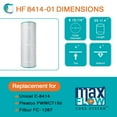thumbnail image 4 of Hurricane 4 Pack HF8414-01 Advanced Pool and Spa Filter Cartridge Replacement, 4 of 8