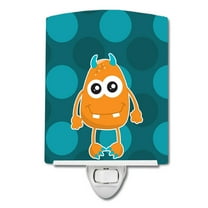 Monster Orange Ceramic Night Light