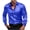 Blue, variant on Men Long Sleeve Satin Dress Shirt Shiny Embroidery Silk Like Button Down Casual Luxury Prom Wedding Party Disco Solid