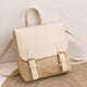thumbnail image 2 of Mochila de paja Vintage para mujer, bolso de hombro versátil, tejido de paja, de cuero PU, elegante, de diseñador de lujo, pequeña, 2023 Fivean unisex, 2 of 2