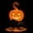 B, variant on Japceit 13.8 In Lighted Halloween Pumpkin, Carved Jack-O-Lantern With Warm White Led, Indoor Outdoor Spooky Decor For Home Porch Yard Party