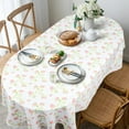thumbnail image 2 of Modern Oval Tablecloth for Oval Table Waterproof Table Cloths for Dining Room Indoor Outdoor Home Decorative Table Cloth-54x72in, 2 of 6