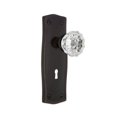 thumbnail image 2 of nostalgic warehouse crystal door knob with prairie plate, 2 of 7