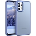 thumbnail image 2 of Rayboen for Samsung Galaxy A32 5G Case, Translucent Frosted Skin Feel Anti-Scratch Hard PC Back Soft Silicone Edge, Protective Shockproof Slim Fit Phone Cover for Samsung A32 5G, Matte Light Blue, 2 of 6