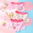 thumbnail image 3 of Ropa interior para niñas, bóxers de algodón puro, entrepierna transpirable antibacteriana, ropa interior para niñas, estudiantes, bebés, linda caricatura para niños, ropa interior femenina, 3 of 5
