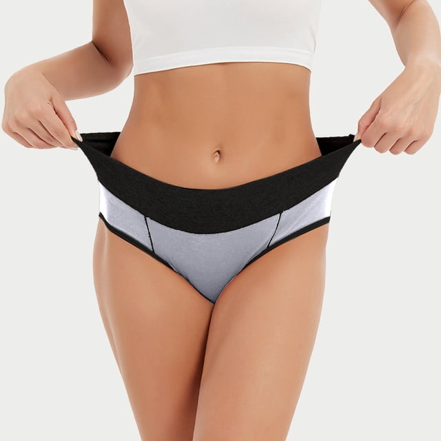 Women's Cotton Underwear High Waisted Full Coverage Ladies Panties