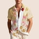 thumbnail image 5 of Ceisia Fashion Unisex Men Women Casual Short Sleeve Printed Turndown Collar Button Gift Shirt, 5 of 9