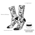thumbnail image 4 of Pofeuu Fall Forest Print Crew Socks, Adult Running Hiking Socks for Youth and Adult, 4 of 6