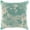 Aqua, Blush / Congresbury, variant on Hauteloom Markyate Throw Pillow