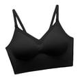 thumbnail image 5 of Women's Back Bra, Racerback Bra, Daily Pullover Bra, Wireless Seamless Bra, Soft Comfort Bra, Supportive Smoothing Bra, Women's Everyday Underwear for Daily Wear | TruBelle,Black L, 5 of 8