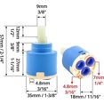 thumbnail image 4 of Replacement Ceramic Cartridge, Ceramic For Mixer Tap, Ceramic Cartridge 35 Mm, Blue, 4 of 4