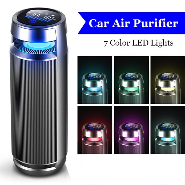 Air Purifier with HEPA Filter, AUGIENB Fresh Air Anion Car Air Purifier