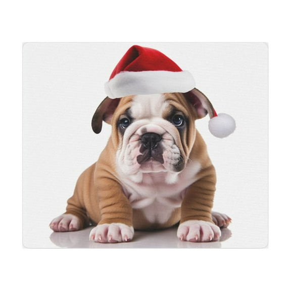 DistinctInk Mouse Pad - 1/4" Foam Rubber - Bulldog Puppy