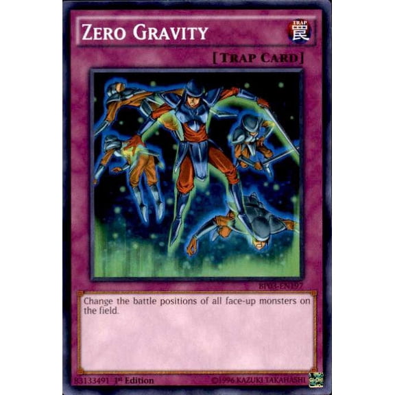 YuGiOh Battle Pack 3 Monster League Common Zero Gravity BP03-EN197