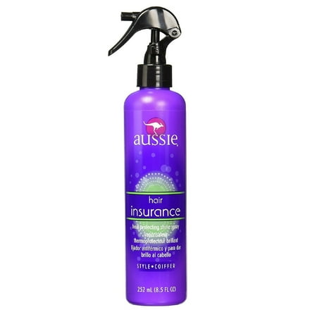 Shine Spray - Aussie Hair Insurance Heat Protecting Shine Spray, 8.5 Oz + Beyond BodiHeat Patch, 1 Ct