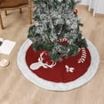 thumbnail image 4 of Decoración Navideña de Ciervo Fiudx con Falda de Árbol de Navidad Peluda, 4 of 6
