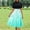 A_Light Blue, variant on Women's Striped Print Mock Neck Midi Dress Tie Waist Short Sleeve Flowy Sundress Casual Summer Work & Daily Wear Dress Wine L