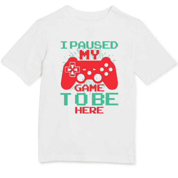 I Paused My Game To Be Here Graphic T-Shirt Size 8