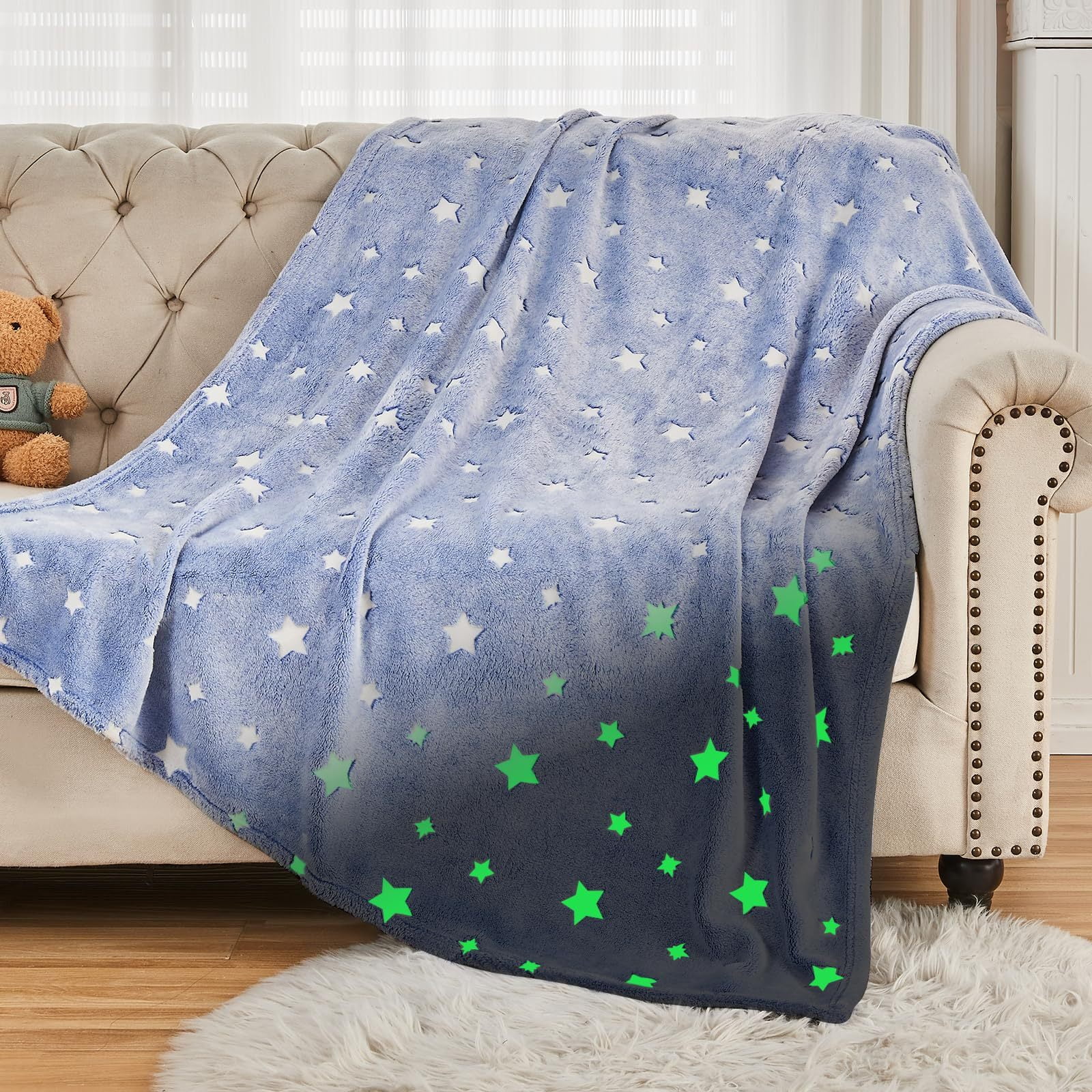 Glow in the dark kids blanket sale