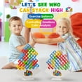 48PCS Tetra Tower, Fun Balance Stacking Building Blocks Board Game for