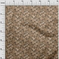 thumbnail image 3 of oneOone Polyester Spandex Brown Fabric Abstract Floral Sewing Craft Projects Fabric Prints By Yard 56 Inch Wide-2rb, 3 of 5