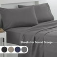 thumbnail image 2 of Martex Easy Living 2-Pack Standard Microfiber Pillowcases | Brushed Soft | Gray, 2 of 8