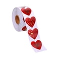 thumbnail image 3 of Pegatinas del Día de San Valentín, pegatinas de corazón, pegatinas para sobres, etiqueta adhesiva para caja de regalo, etiquetas de regalo para álbum , Estampado de corazones 38 cm. Macarena Pegatinas del día de San Valentín, 3 of 8