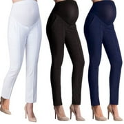 Pure cotton breathable and comfortable adjustable high elastic maternity pants casual suit pants