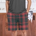 thumbnail image 7 of GZHJMY Buffalo Plaid Pajama Pants Short for Men, Lounge Pants Lightweight Men Pajama Bottoms with Drawstring Pockets, Christmas New Year Birthday Gifts, XX-Large, 7 of 7