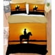 thumbnail image 2 of 3D Cowboy Knight Sunset Beach Quilt Cover Set Ropa de Cama Set Funda Nórdica, 2 of 3