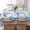 Purple, variant on Summer Hydrangeas Tablecloth Rectangle Table Cloth 60x120, Waterproof Tablecloth Outdoor Table Cloth, White Blue Flowers Pastoral Leaves Washable Table Cover for Kitchen Dinning Party