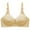 Yellow, variant on Itsame 1 Pack Everyday Casual Bra Set Womens Full Support Bra Standard Straps Printed Wireless Comfort Bralette Pink Size L