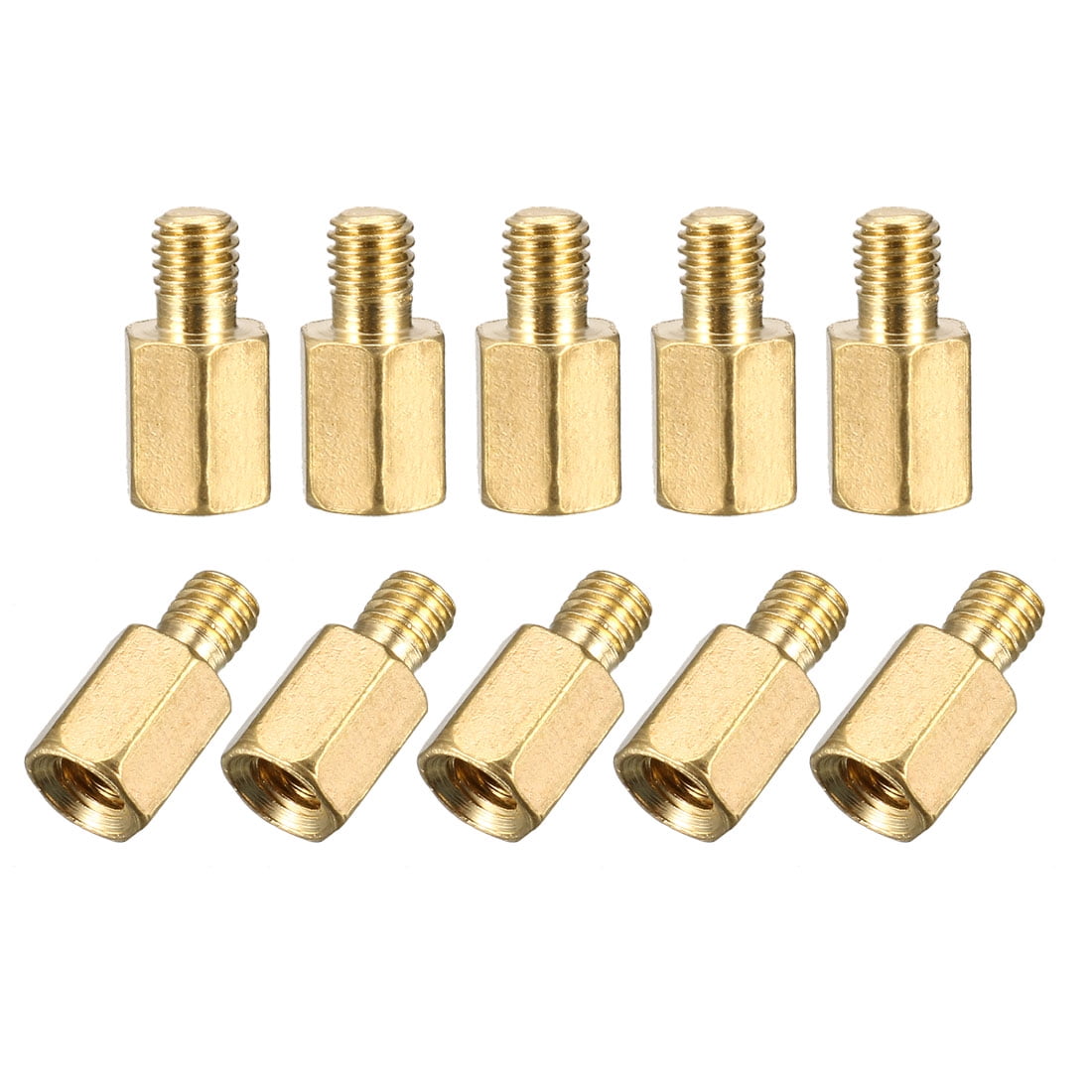 20 Pcs PC Case PCB Motherboard Brass Standoff Hexagonal Spacer M3 6+4mm Walmart Canada