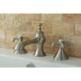 thumbnail image 3 of Kingston Brass KC7068TX 8 in. Widespread Bathroom Faucet, Brushed Nickel, 3 of 5