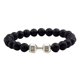 thumbnail image 1 of Pulsera de cuentas naturales de piedra volcánica mancuerna Europea y Joyería fina para hombres y mujeres, 1 of 5