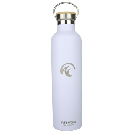 

Wet Work Forever Cold Water Bottle (1L)- White