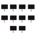 Black Pipe Cleaners For Hair 10 Mini Retangle Heart Chalkboard
