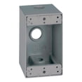 thumbnail image 1 of Sigma 3901287 4.5 in. Rectangle Metallic 1 Gang Weatherproof Box, Gray, 1 of 2